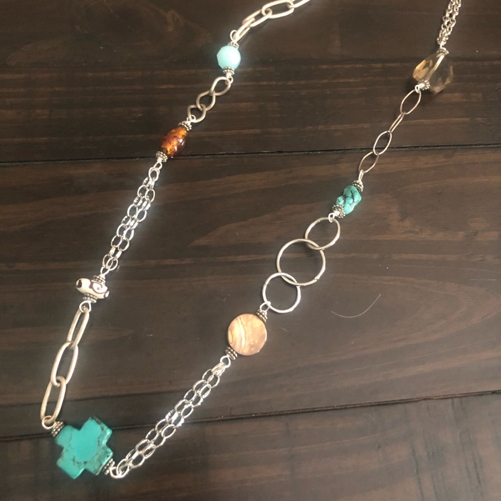 Necklace with matching earrings